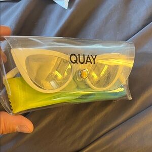 Quay Australia White Sunglasses